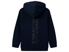 Name It navy blazer sweatshirt med hætte og tekst print